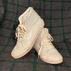 Vans Sk8 Hi Leather Zip Up